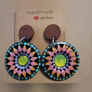 Handpainted earrings